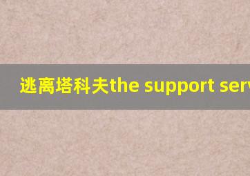 逃离塔科夫the support service